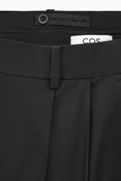 COS RELAXED TAILORED WIDE-LEG PANTS-Women Pants
