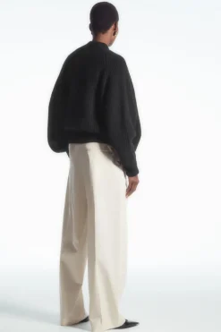 COS RELAXED TAILORED WIDE-LEG PANTS-Women Pants