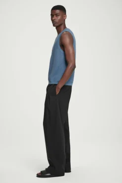 COS RELAXED TEXTURED-KNIT COTTON TANK- T-Shirts | Sweaters & Cardigans