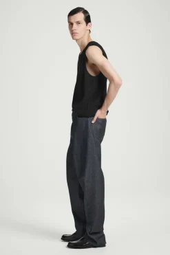 COS RELAXED TEXTURED-KNIT COTTON TANK- T-Shirts | Sweaters & Cardigans