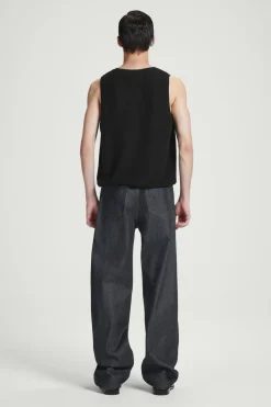 COS RELAXED TEXTURED-KNIT COTTON TANK- T-Shirts | Sweaters & Cardigans