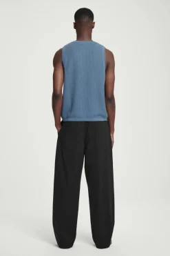 COS RELAXED TEXTURED-KNIT COTTON TANK- T-Shirts | Sweaters & Cardigans