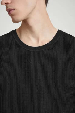 COS RELAXED TEXTURED-KNIT COTTON TANK- T-Shirts | Sweaters & Cardigans