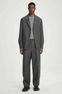 COS RELAXED UNSTRUCTURED MERINO WOOL-BLEND BLAZER- Suits & Tailoring | Coats & Jackets