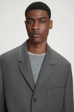 COS RELAXED UNSTRUCTURED MERINO WOOL-BLEND BLAZER- Suits & Tailoring | Coats & Jackets
