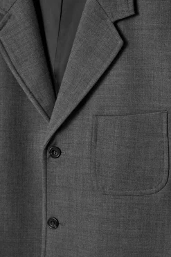 COS RELAXED UNSTRUCTURED MERINO WOOL-BLEND BLAZER- Suits & Tailoring | Coats & Jackets