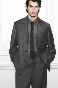 COS RELAXED UNSTRUCTURED MERINO WOOL-BLEND BLAZER- Suits & Tailoring | Coats & Jackets