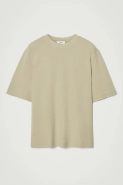 COS RELAXED WAFFLE-TEXTURE COTTON-JERSEY T-SHIRT- T-Shirts