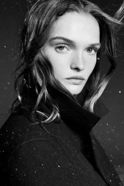 COS RELAXED WOOL PEA COAT-Women Coats & Jackets