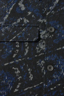 COS RELAXED WOOL-BLEND JACQUARD OVERSHIRT- Shirts