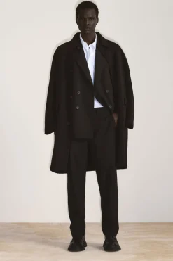 COS RELAXED WOOL-HOPSACK STRAIGHT-LEG PANTS- Suits & Tailoring | Pants