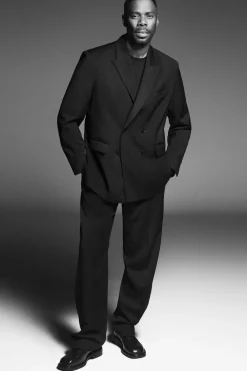 COS RELAXED WOOL-HOPSACK STRAIGHT-LEG PANTS- Suits & Tailoring | Pants