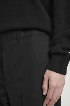 COS RELAXED WOOL-HOPSACK STRAIGHT-LEG PANTS- Suits & Tailoring | Pants