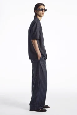 COS RELAXED ZIGZAG STRIPE COTTON SHIRT- Matching Sets | Shirts