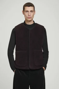 COS REVERSIBLE FAUX SHEARLING GILET- Coats & Jackets