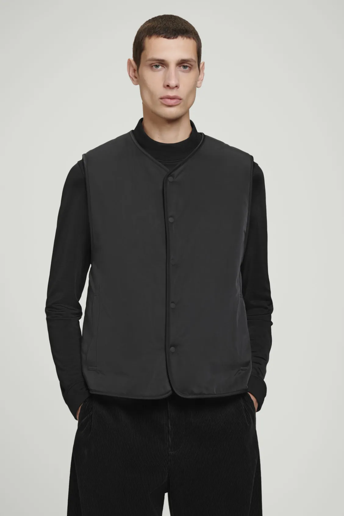 COS REVERSIBLE FAUX SHEARLING GILET- Coats & Jackets