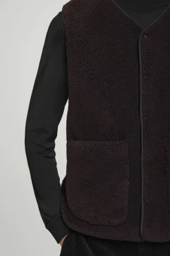COS REVERSIBLE FAUX SHEARLING GILET- Coats & Jackets