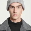 COS RIBBED ALPACA-BLEND BEANIE- Hats & Scarves