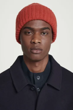COS RIBBED ALPACA-BLEND BEANIE- Hats & Scarves