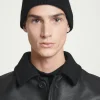 COS RIBBED CASHMERE-BLEND BEANIE- Hats & Scarves | Cashmere