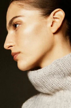COS RIBBED CASHMERE-BLEND FUNNEL-NECK SWEATER-Women Cashmere | Sweaters & Cardigans
