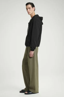COS RIBBED JERSEY ZIP-UP HOODIE- Sweatshirts & Hoodies