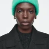 COS RIBBED MOHAIR BEANIE-Women Hats & Scarves