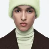 COS RIBBED MOHAIR BEANIE-Women Hats & Scarves
