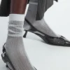 COS RIBBED SHEER SOCKS-Women Socks & Tights