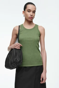 COS RIBBED TANK TOP-Women T-Shirts | Tops