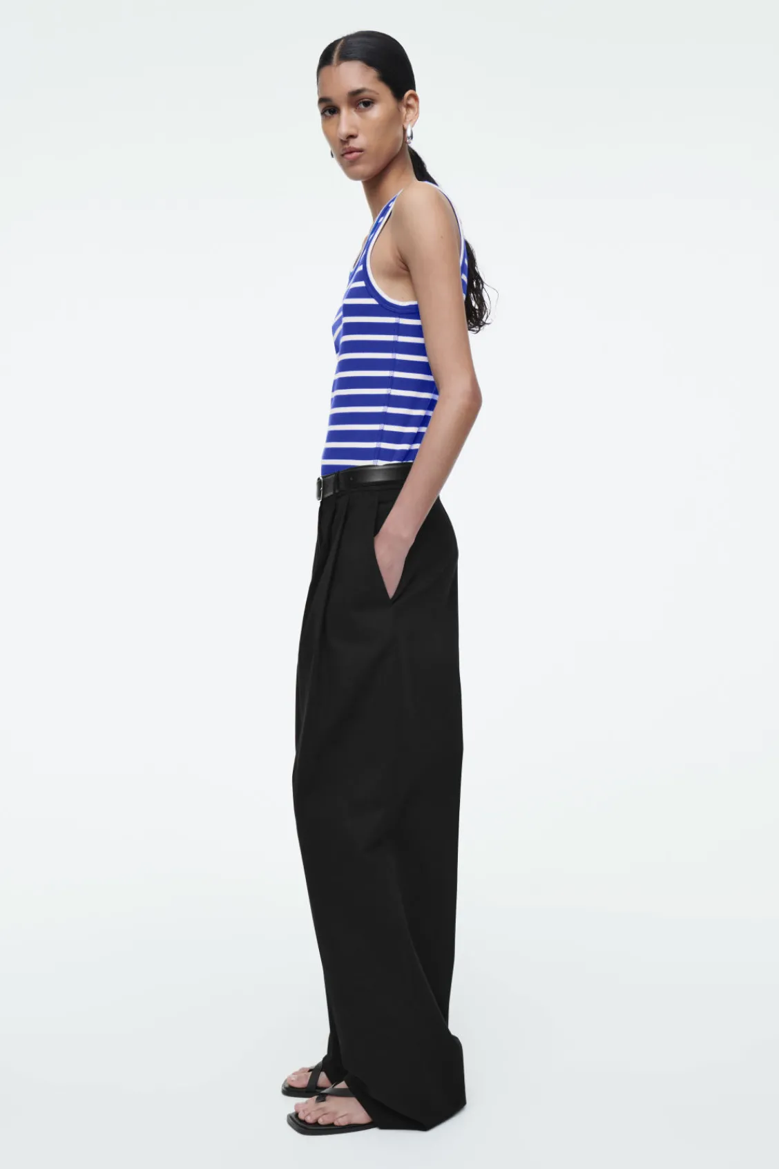 COS RIBBED TANK TOP-Women T-Shirts | Tops