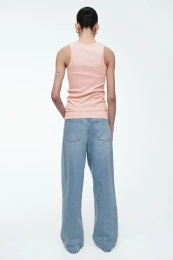 COS RIBBED TANK TOP-Women T-Shirts | Tops