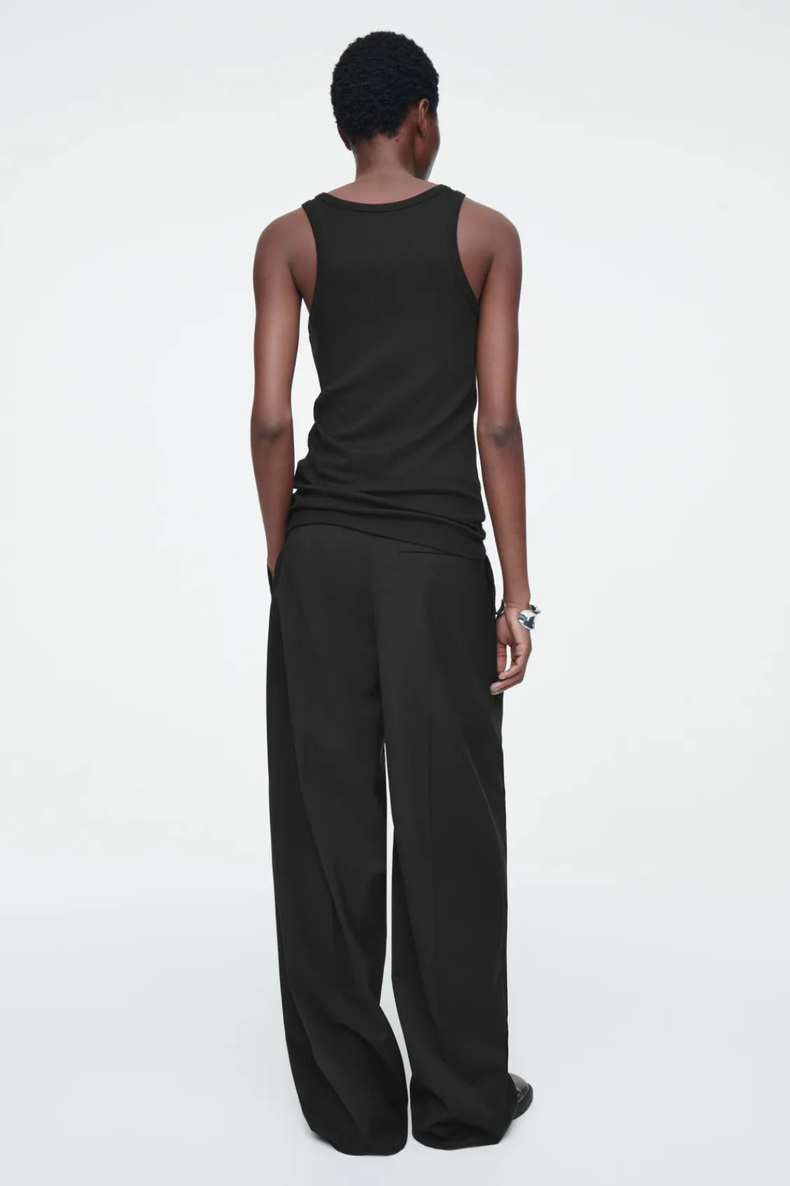 COS RIBBED TANK TOP-Women Tops