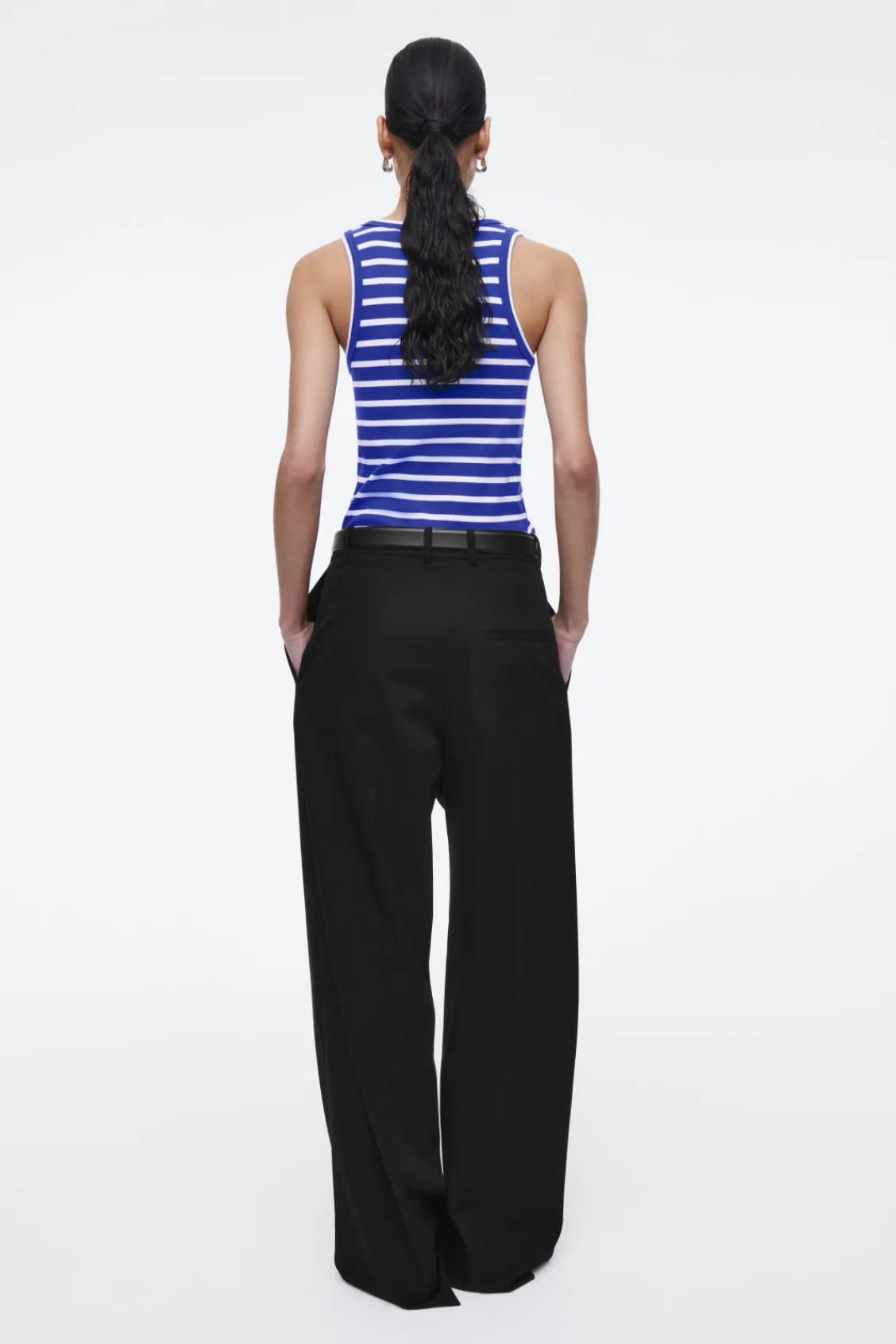 COS RIBBED TANK TOP-Women T-Shirts | Tops