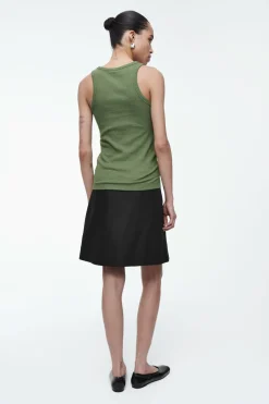 COS RIBBED TANK TOP-Women T-Shirts | Tops