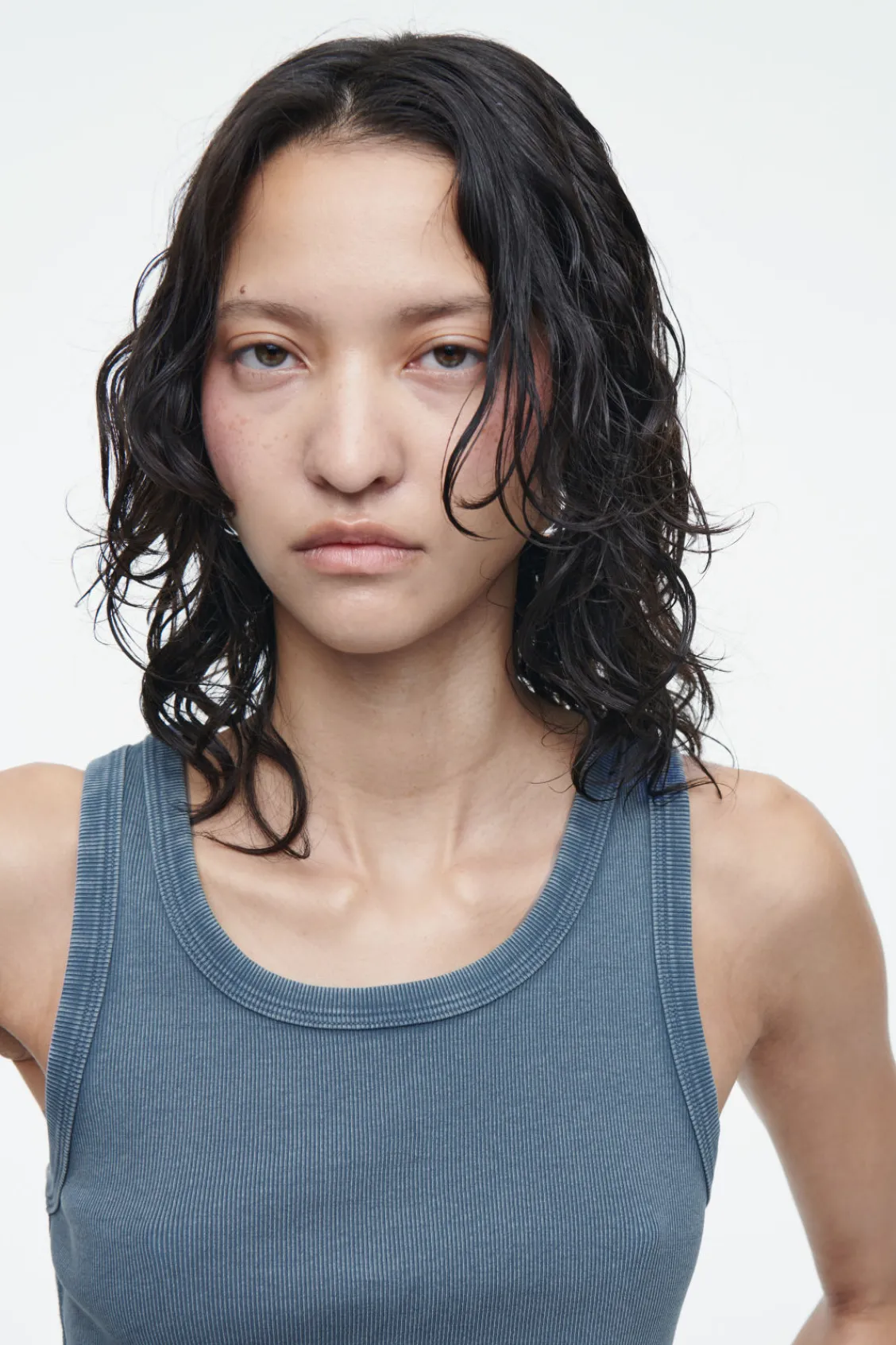 COS RIBBED TANK TOP-Women T-Shirts | Tops