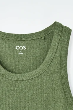 COS RIBBED TANK TOP-Women T-Shirts | Tops