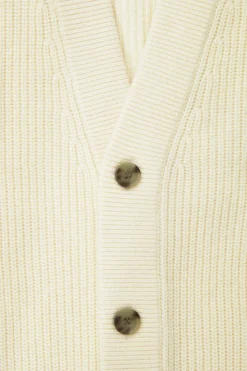 COS RIBBED WOOL AND CASHMERE CARDIGAN- Cashmere | Sweaters & Cardigans