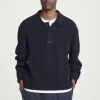 COS RIBBED WOOL AND CASHMERE-BLEND POLO SHIRT- Polo Shirts | Cashmere