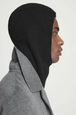 COS RIBBED WOOL-CASHMERE BALACLAVA-Women Hats & Scarves | Hats & Scarves