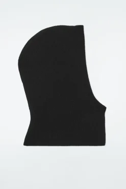 COS RIBBED WOOL-CASHMERE BALACLAVA-Women Hats & Scarves | Hats & Scarves