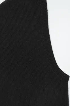COS RIBBED WOOL-CASHMERE BALACLAVA-Women Hats & Scarves | Hats & Scarves