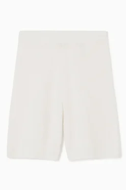 COS RIBBED-KNIT BERMUDA SHORTS-Women Pants | Sweaters & Cardigans