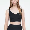 COS RIBBED-KNIT BRALETTE-Women Tops | Sweaters & Cardigans