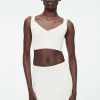 COS RIBBED-KNIT BRALETTE-Women Tops | Sweaters & Cardigans