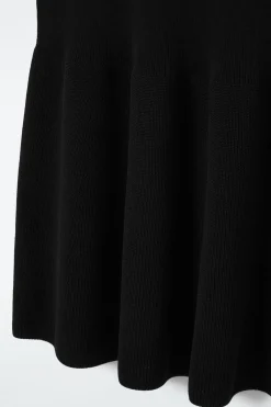 COS RIBBED-KNIT DROPPED-WAIST MINI DRESS-Women Dresses & Jumpsuits | Sweaters & Cardigans