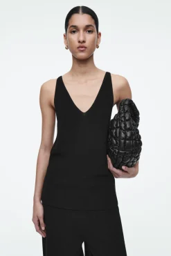 COS RIBBED-KNIT TANK TOP-Women Tops | Sweaters & Cardigans