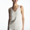 COS RIBBED-KNIT TANK TOP-Women Tops | Sweaters & Cardigans