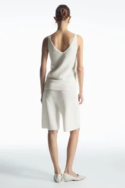 COS RIBBED-KNIT TANK TOP-Women Tops | Sweaters & Cardigans