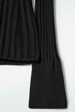 COS RIB-KNIT LONG-SLEEVED TOP-Women Tops | Sweaters & Cardigans